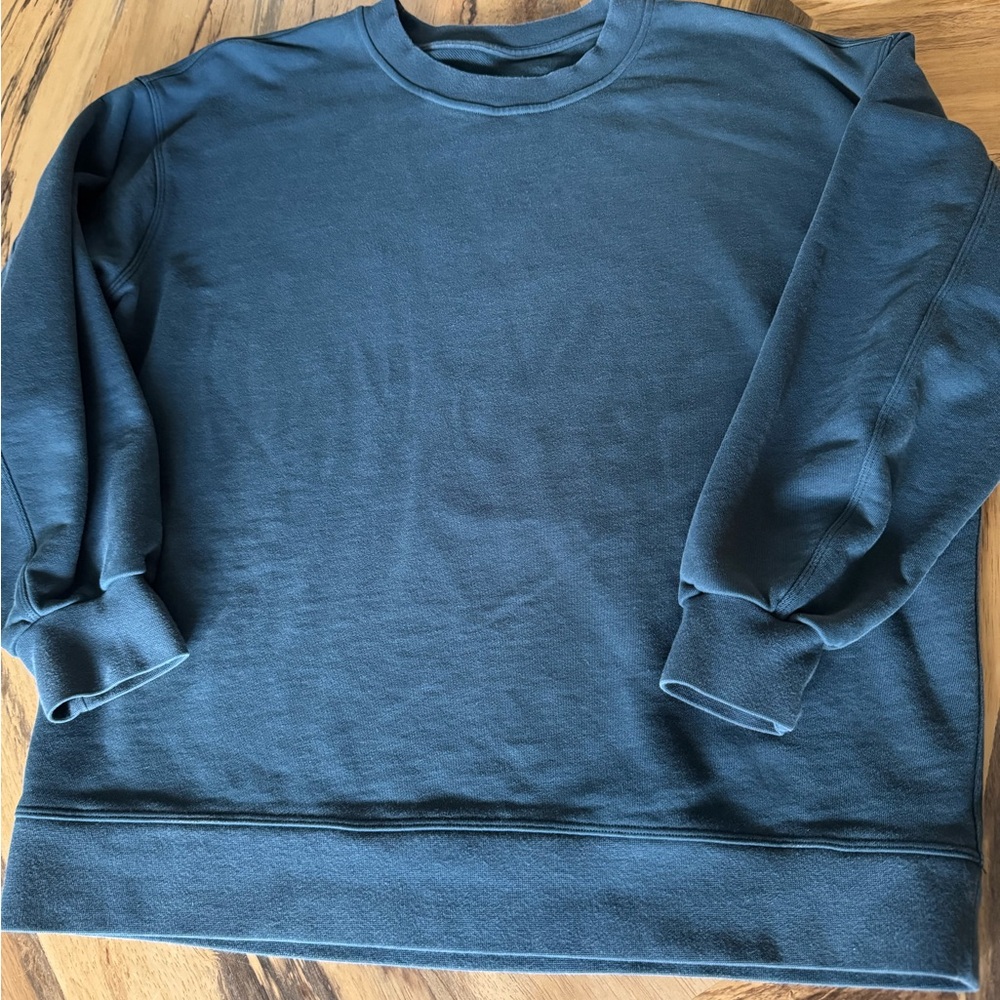 Lululemon Blue-green Crewneck Sweatshirt
